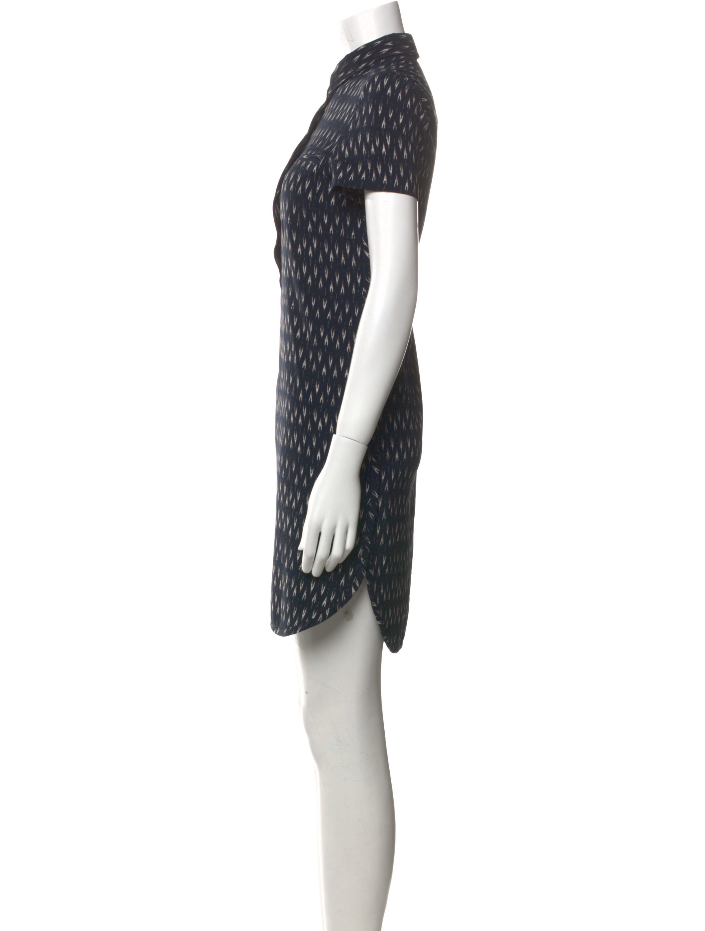 John Dalia Printed Mini Dress