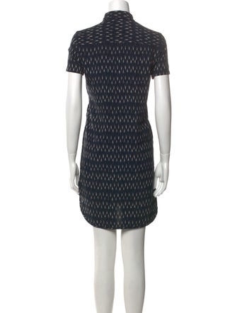 John Dalia Printed Mini Dress