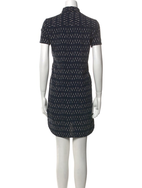 John Dalia Printed Mini Dress