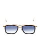 John Dalia Square Gradient Sunglasses