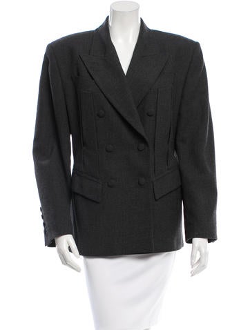 Jean Paul Gaultier Structured Wool Blazer