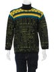 Jean Paul Gaultier Vintage Circuit Board Wool Sweater