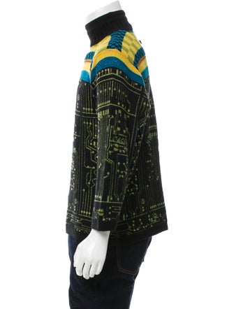 Jean Paul Gaultier Vintage Circuit Board Wool Sweater