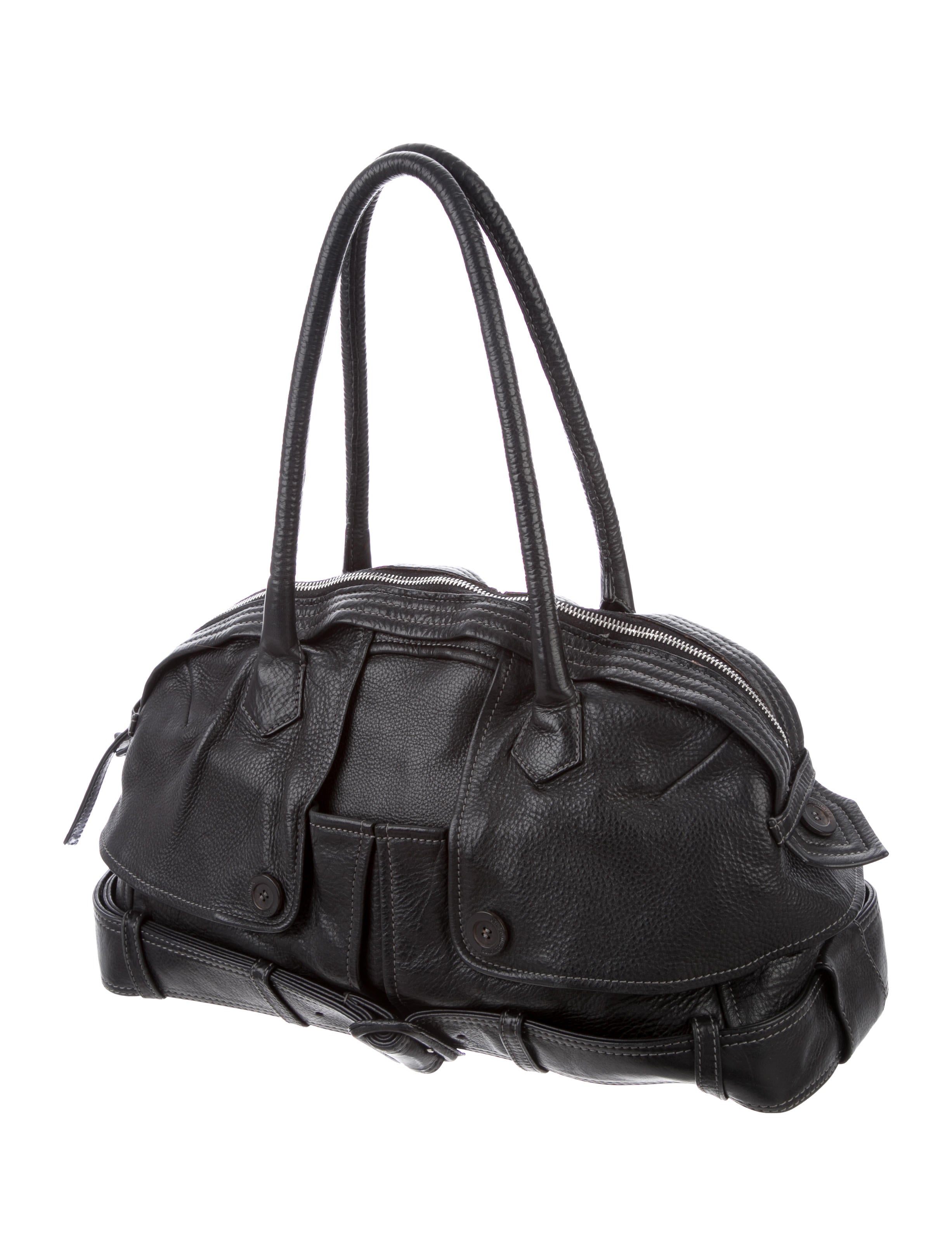 Jean Paul Gaultier Leather Trench Coat Bag - Black Shoulder Bags