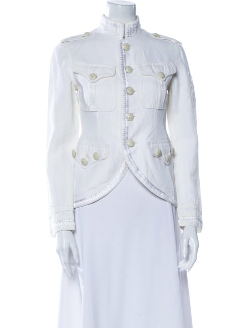 Jean Paul Gaultier Linen Denim Jacket Denim