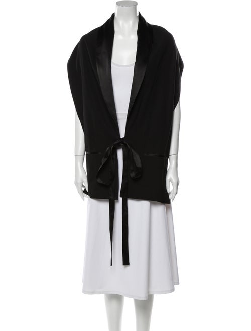 Jean Paul Gaultier Wool Stole Black