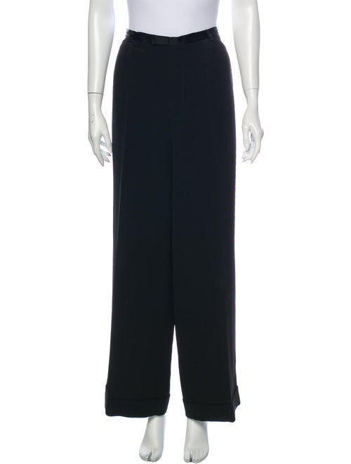 Jean Paul Gaultier Wide Leg Pants Black