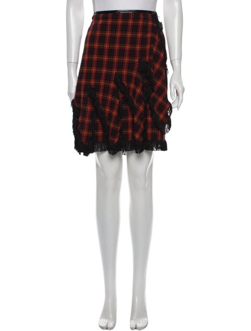 Jean Paul Gaultier Virgin Wool Knee-Length Skirt W