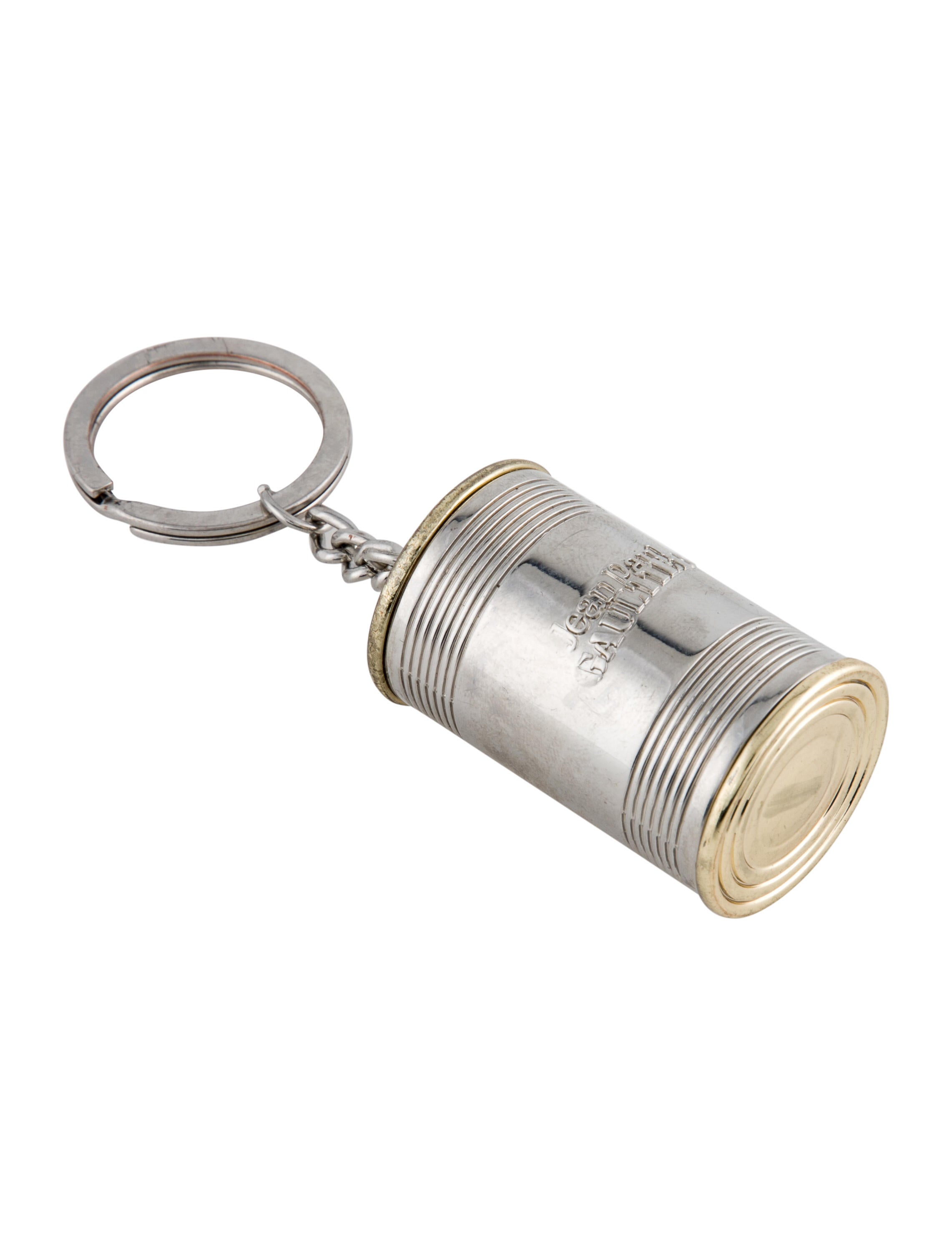 Jean Paul Gaultier Tin Can Keychain - Metallic Keychains