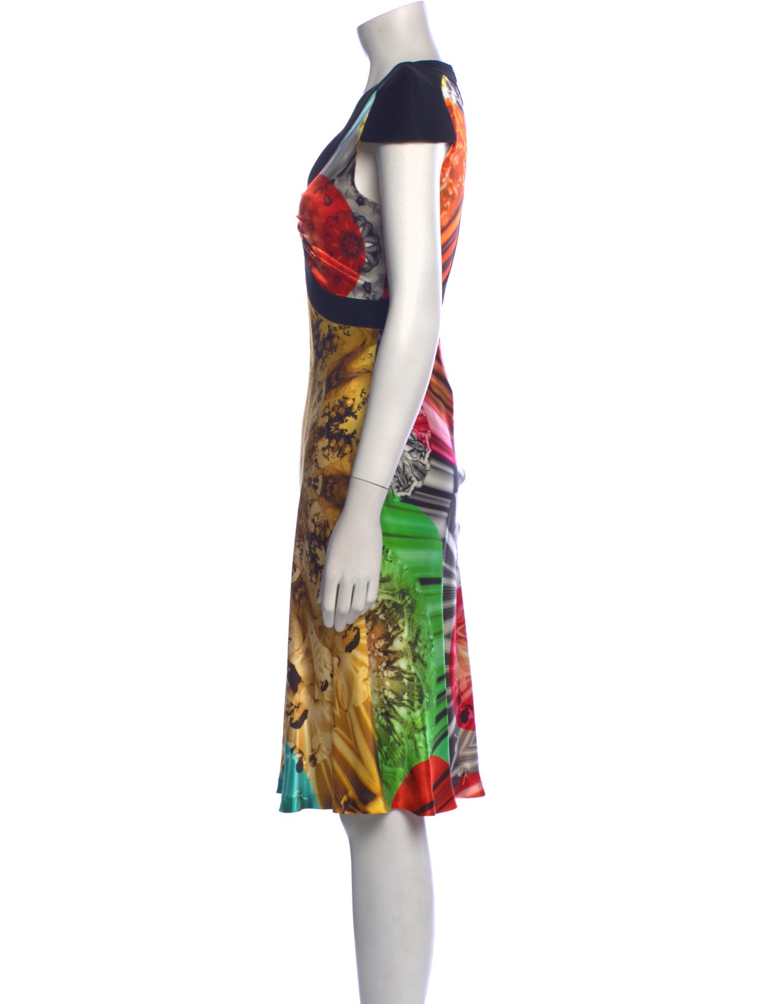 Jean Paul Gaultier Silk Knee-Length Dress