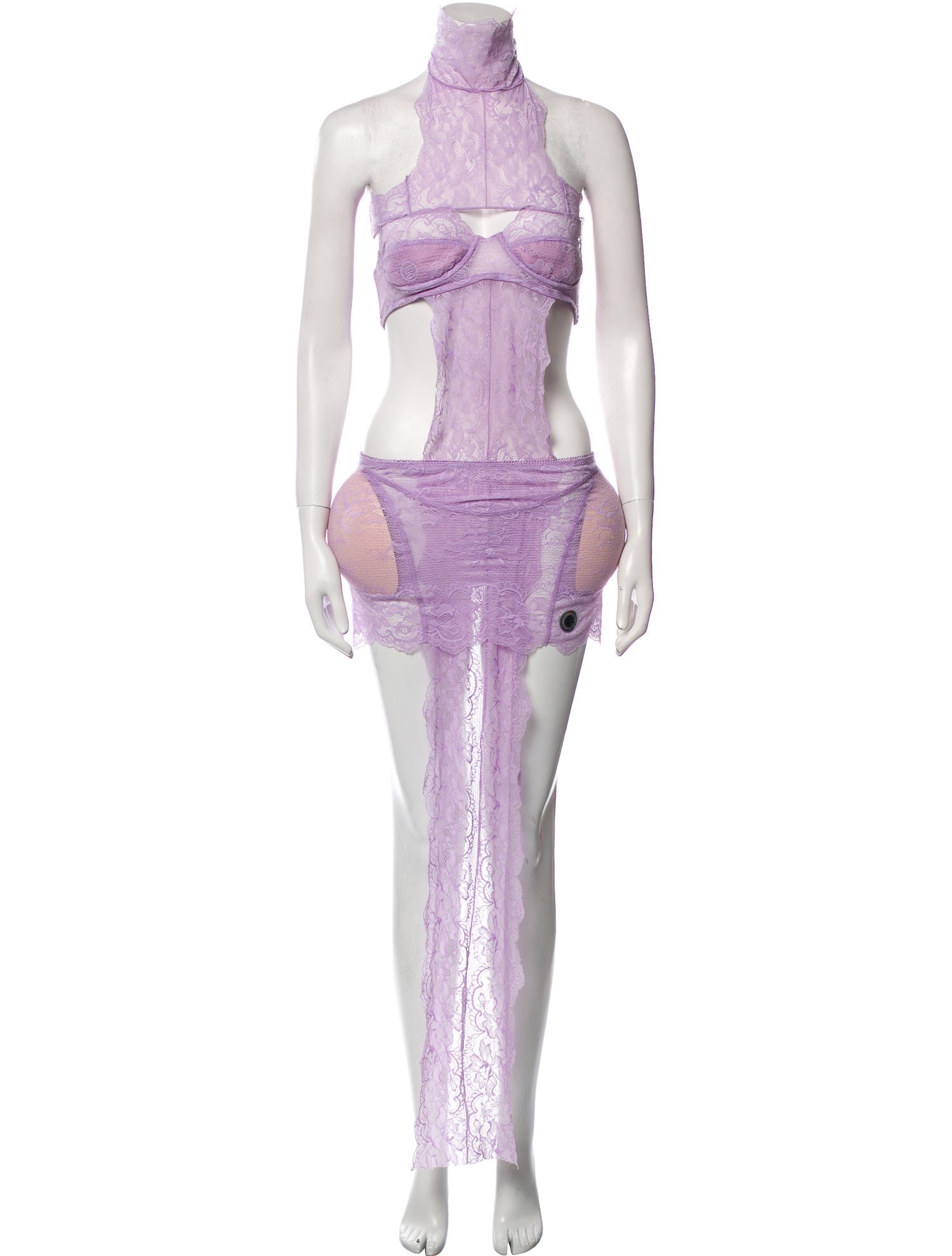 Jean Paul Gaultier x Shayne Oliver Mock Neck Long Dress w/ Tags