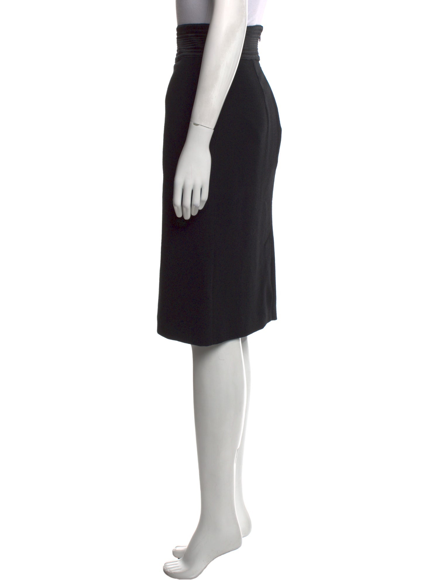 Jean Paul Gaultier Wool Knee-Length Skirt