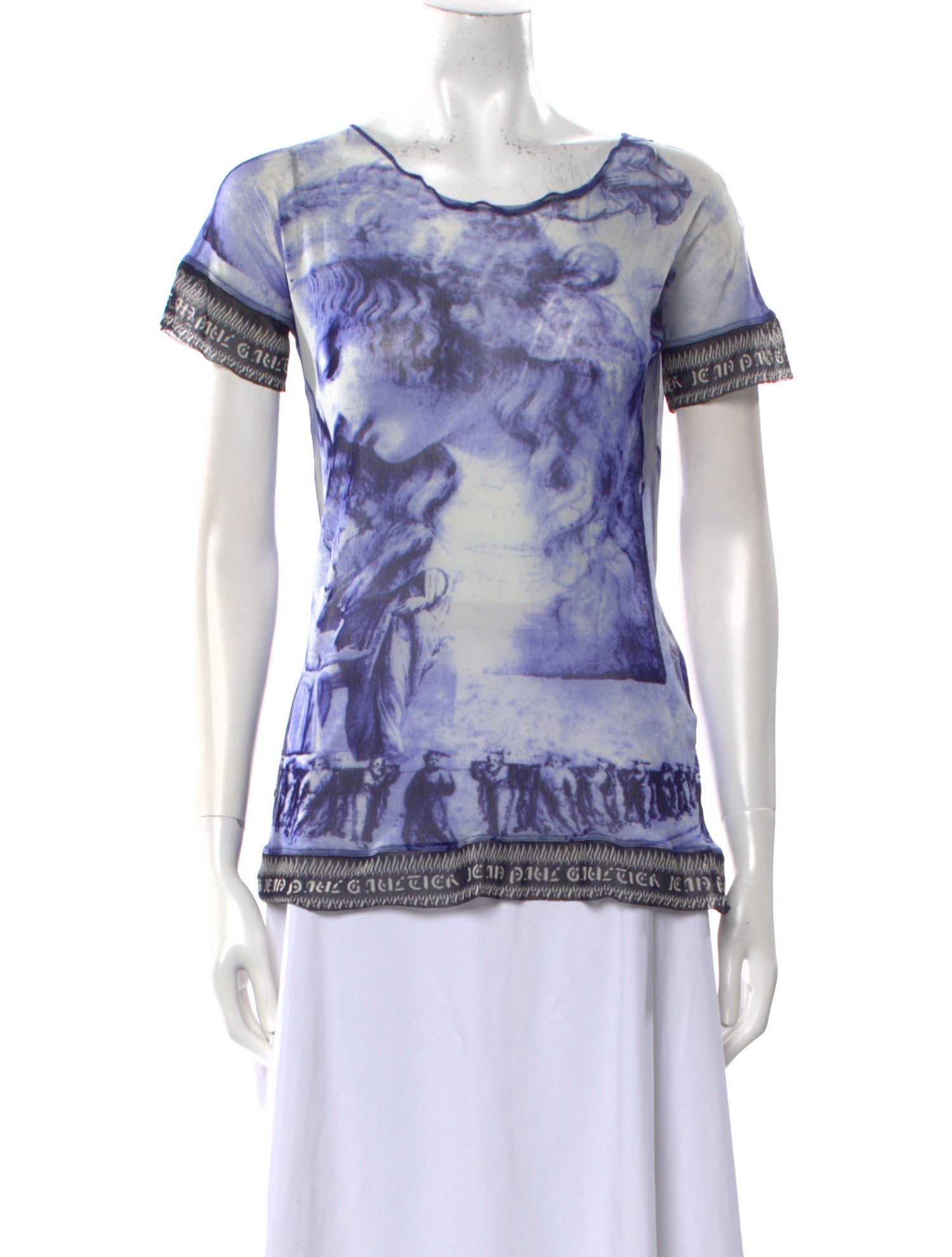 Jean Paul Gaultier Classique Vintage Tie-Dye Print T-Shirt