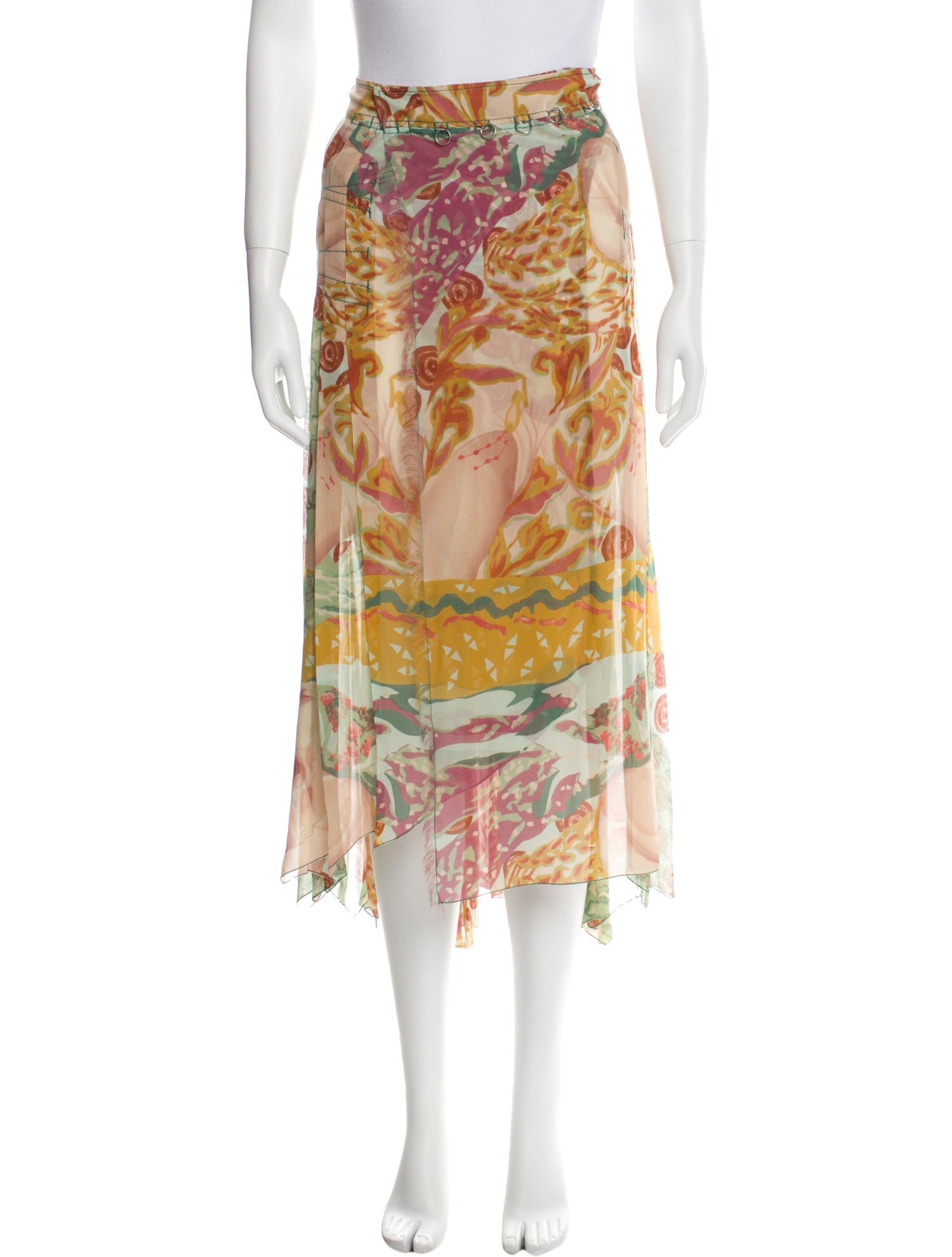 Jean Paul Gaultier Vintage Midi Length Skirt