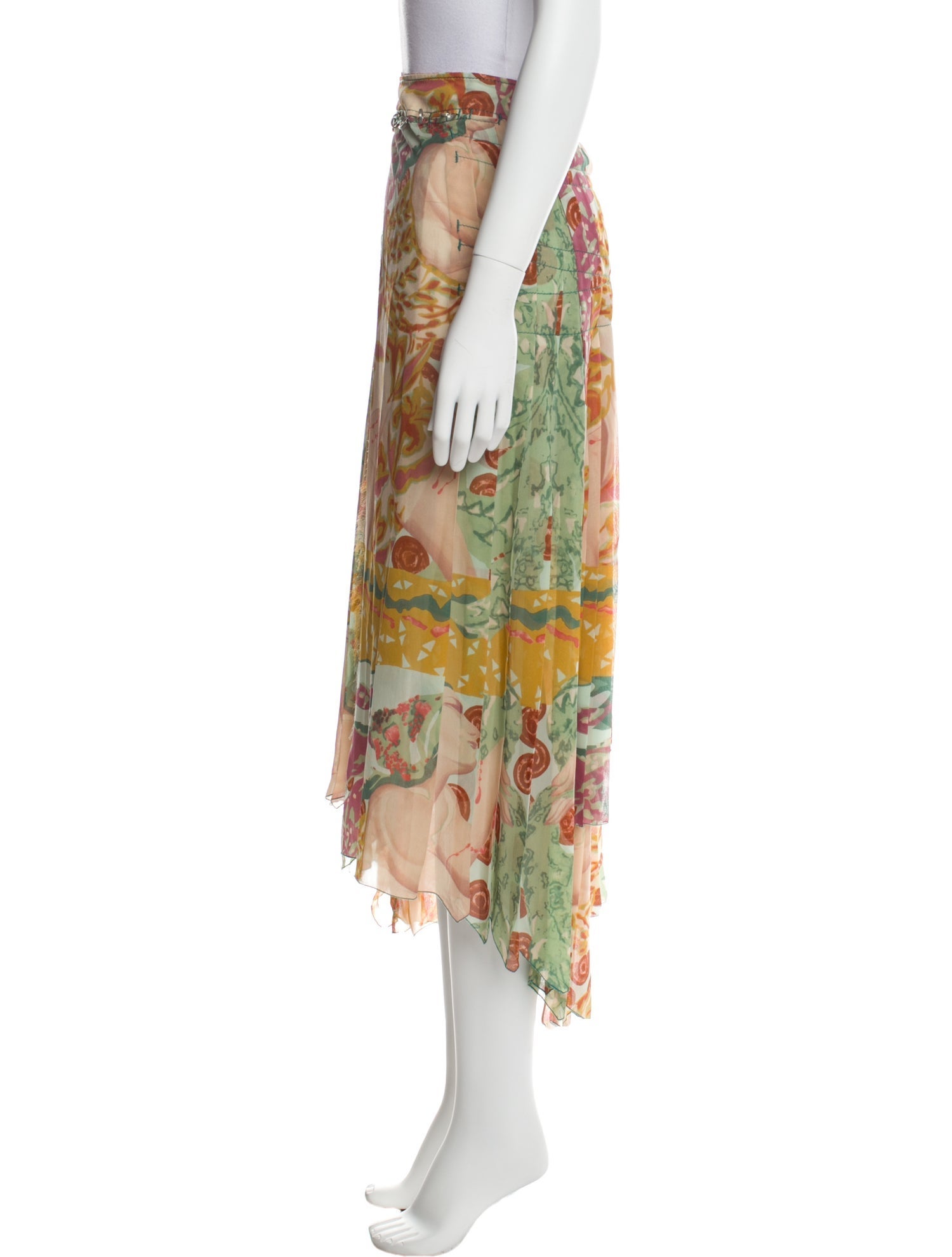Jean Paul Gaultier Vintage Midi Length Skirt
