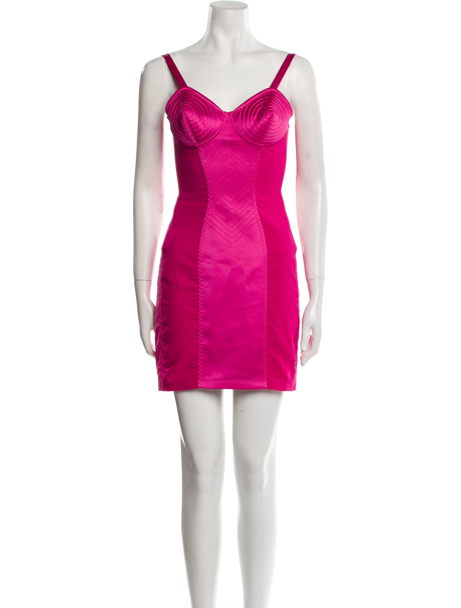 Jean Paul Gaultier V-Neck Mini Dress