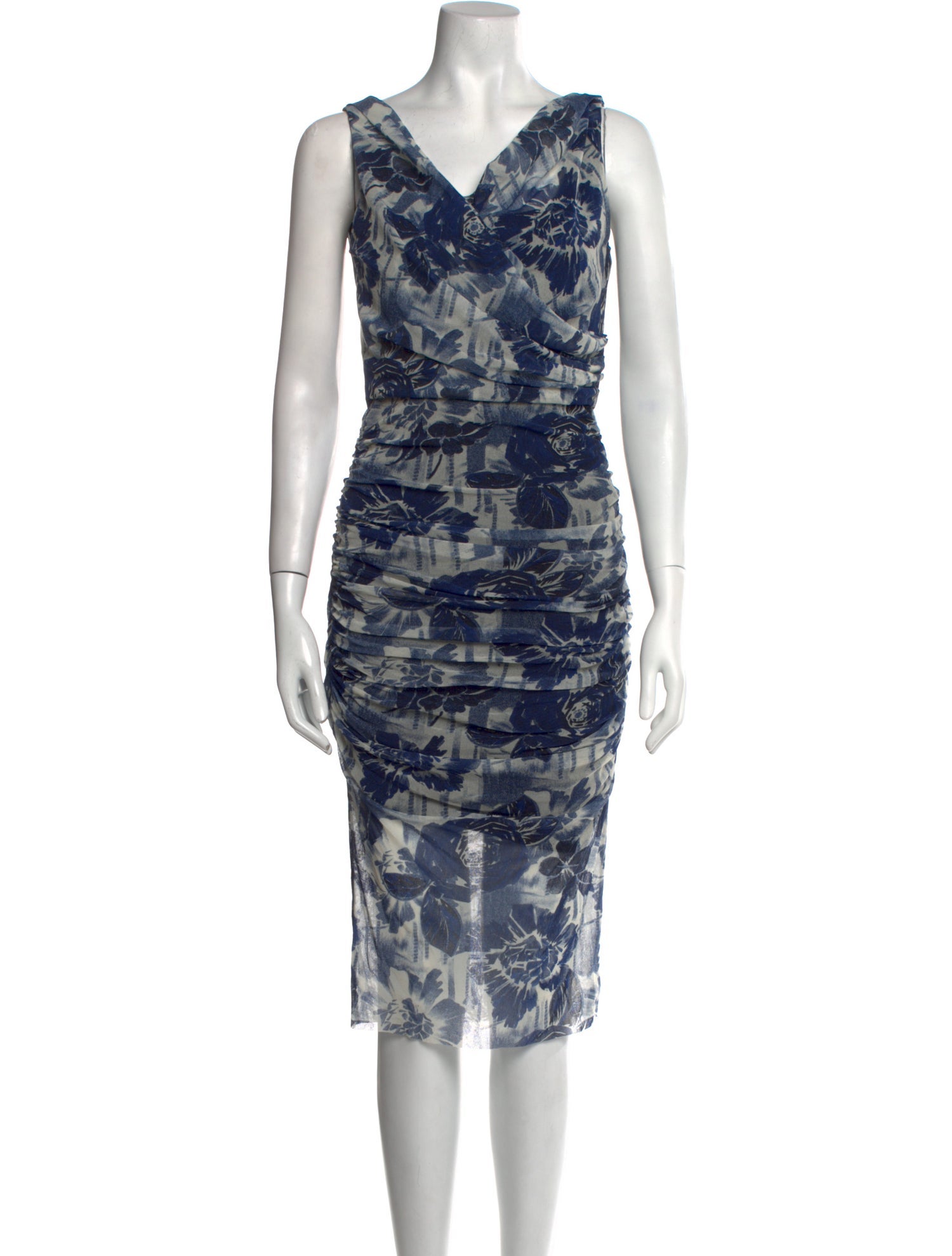 Jean Paul Gaultier Printed Knee-Length Dress