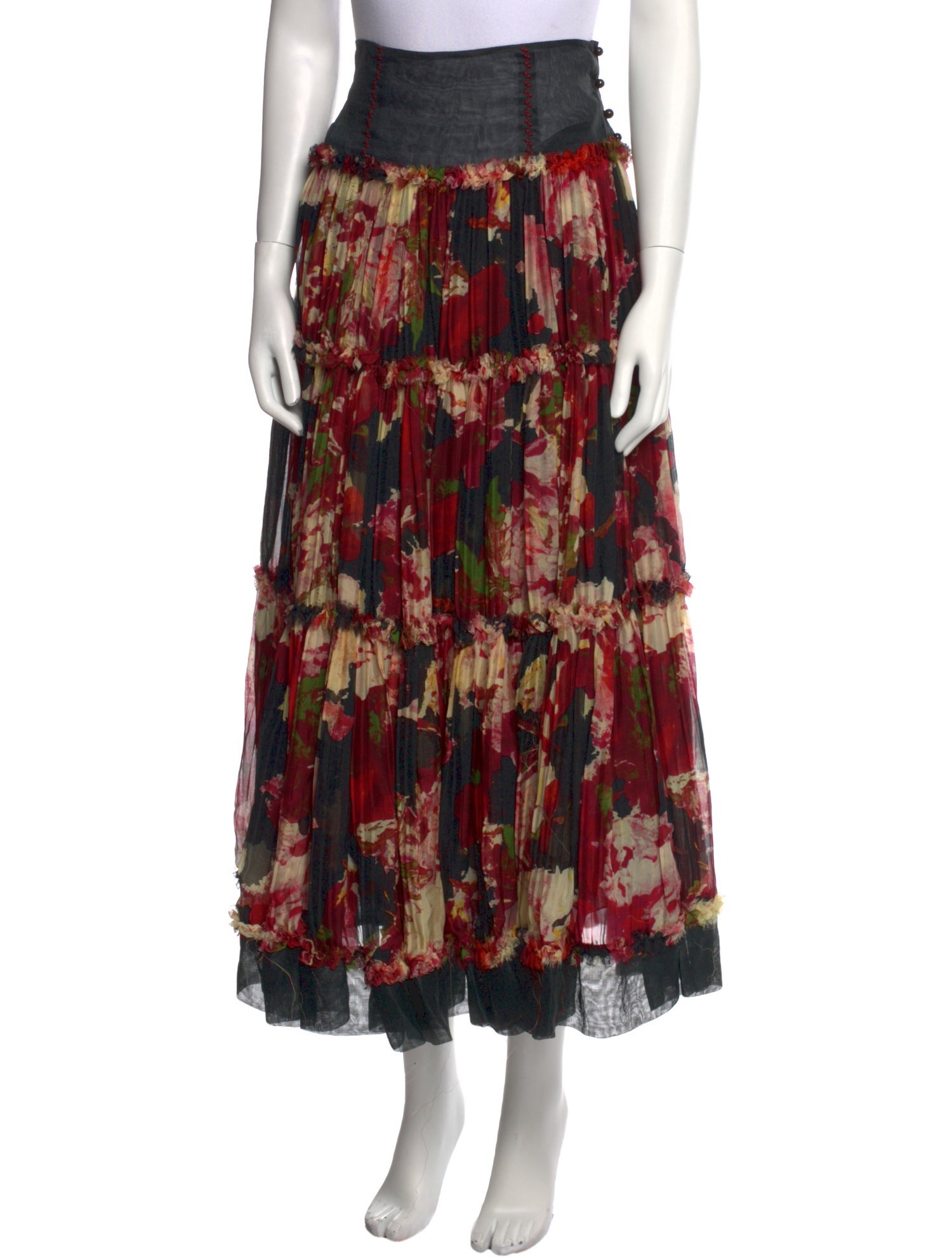 Jean Paul Gaultier Vintage Midi Length Skirt