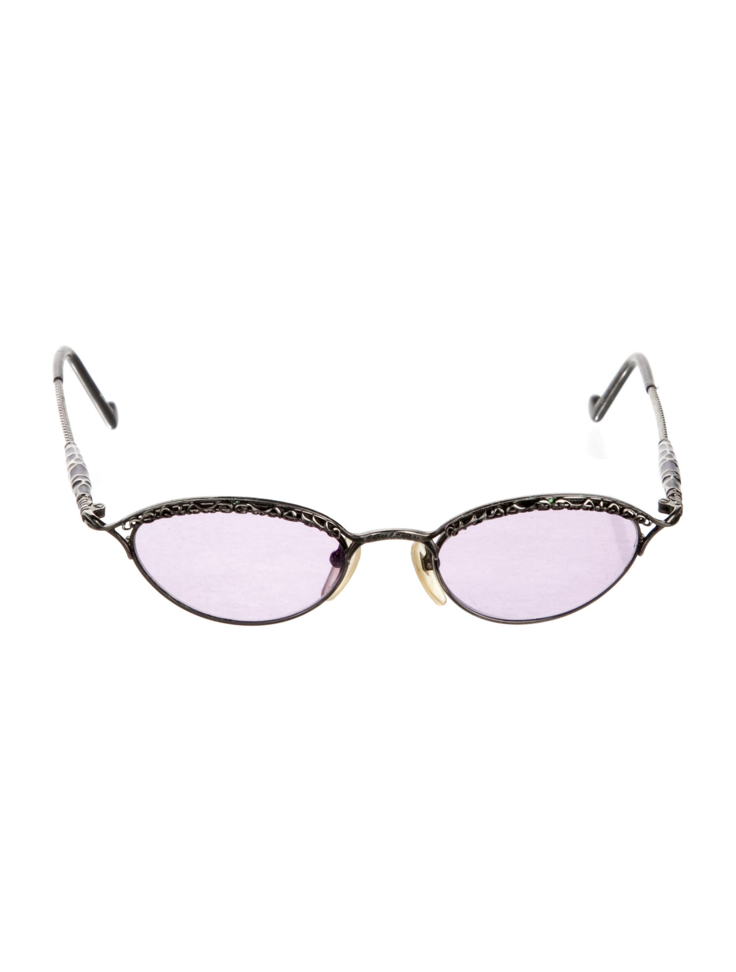 Jean Paul Gaultier Round Tinted Sunglasses