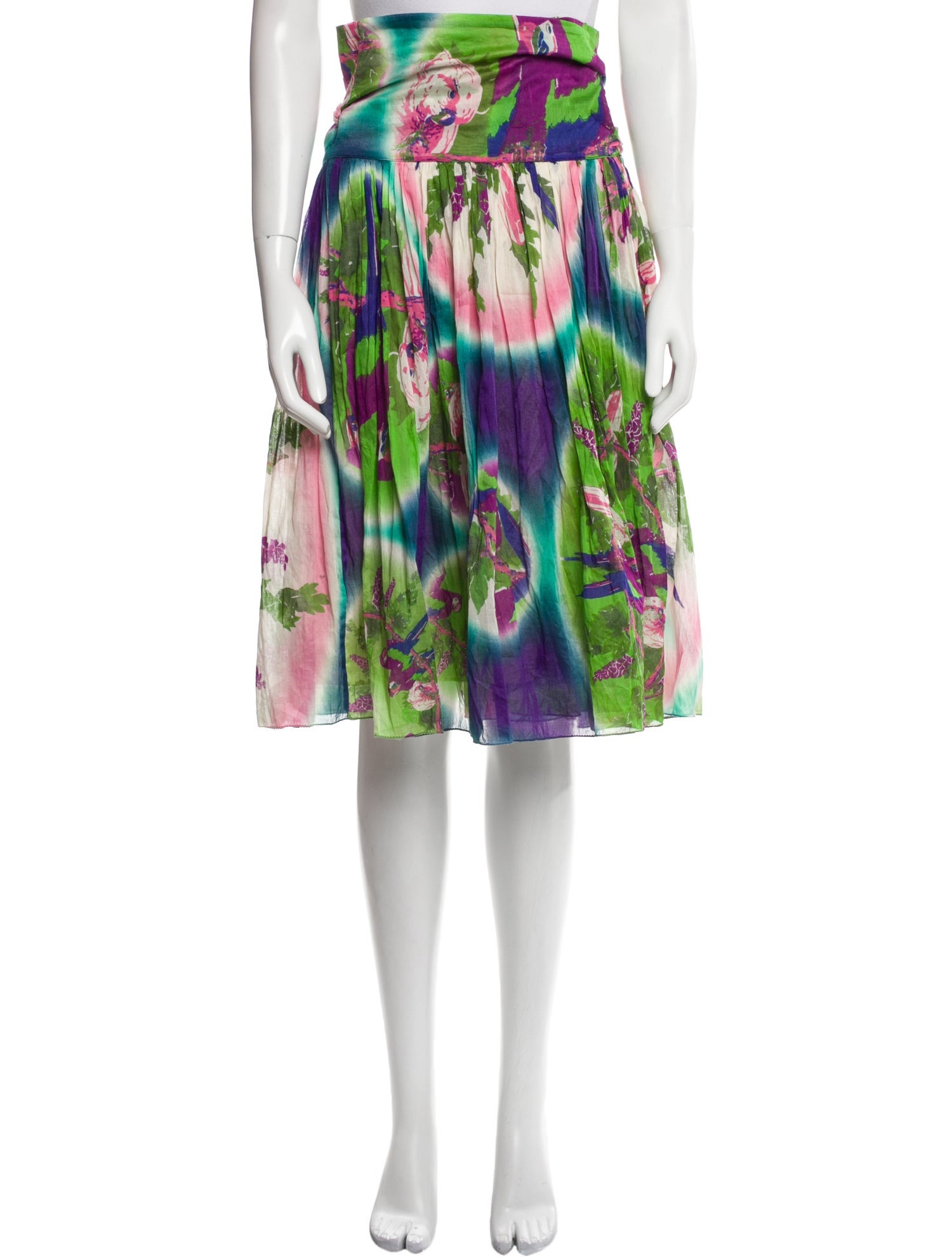 Jean Paul Gaultier Soleil Vintage Knee-Length Skirt