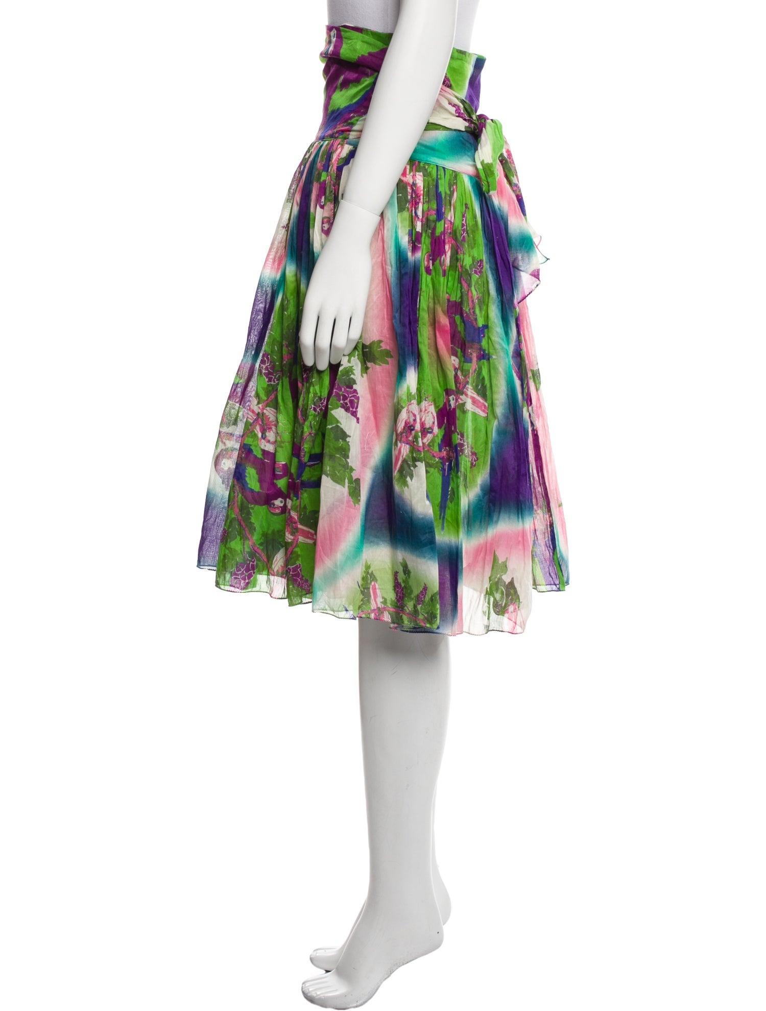 Jean Paul Gaultier Soleil Vintage Knee-Length Skirt