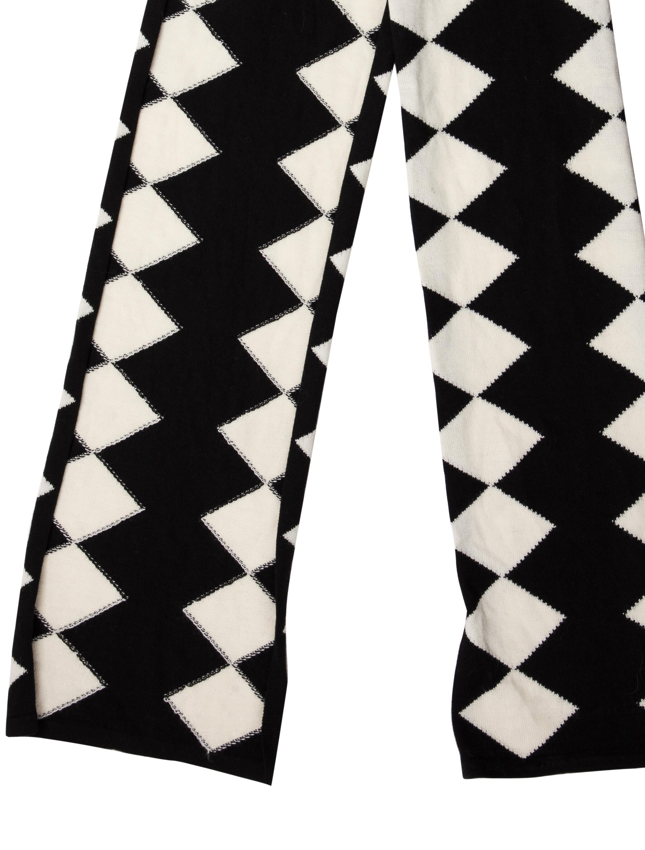 Jean Paul Gaultier Homme Gaultier Objet Printed Scarf w/ Tags