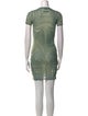 Jean Paul Gaultier Crew Neck Mini Dress