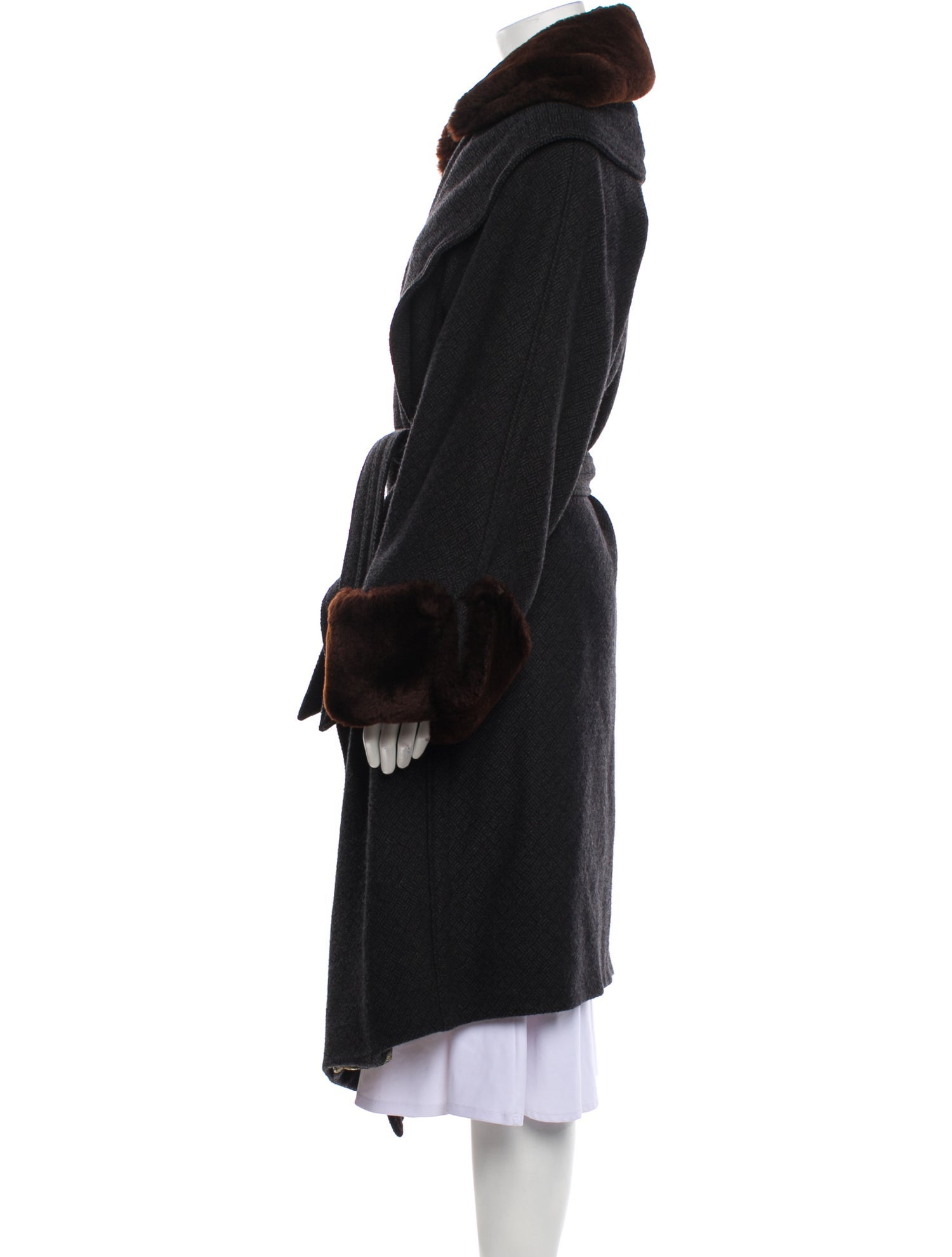 Jean Paul Gaultier Vintage Late 2000's - Early 2010's Faux Fur Coat