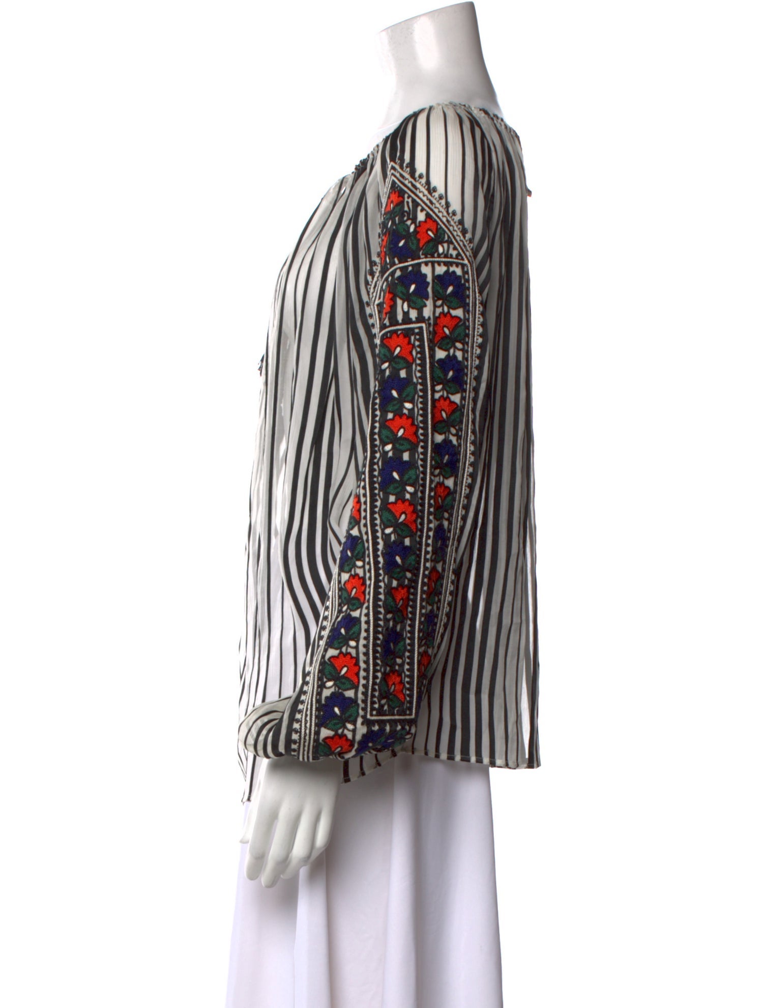 Jean Paul Gaultier 2010's Striped Blouse