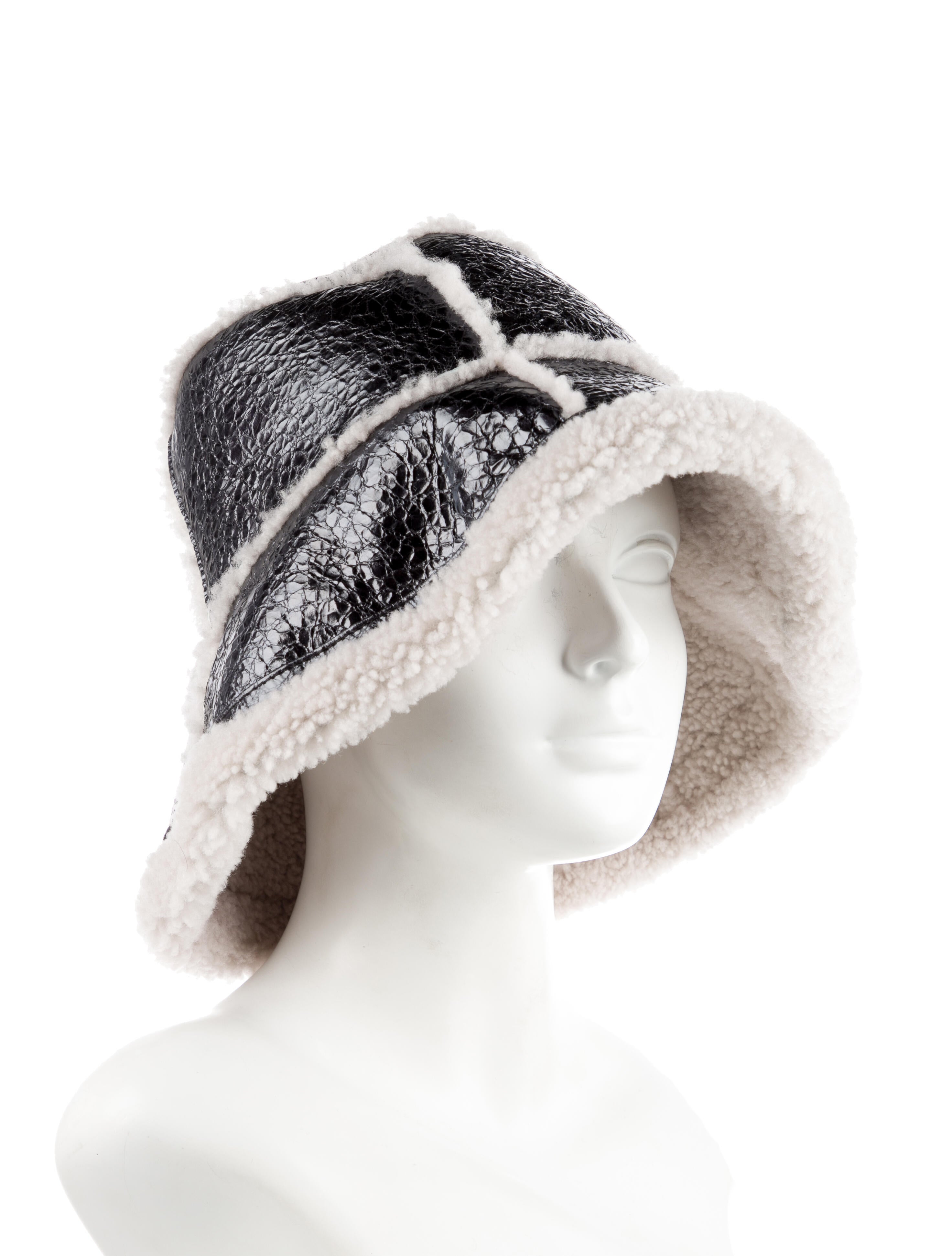 Jean Paul Gaultier Sheepskin Bucket Hat