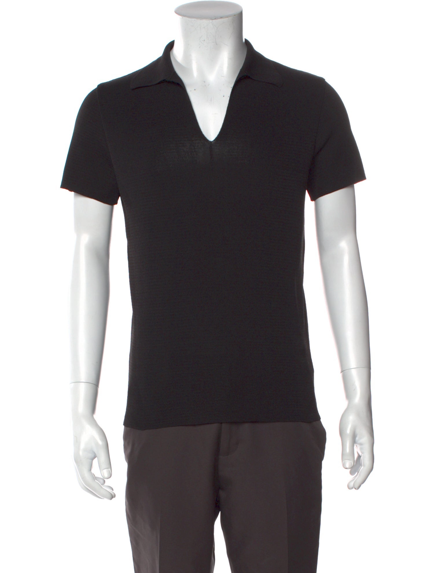 トップス Supreme Open Knit Stripe Zip Polo Black Supreme Open Knit Stripe Zip Polo (SS22) - $118