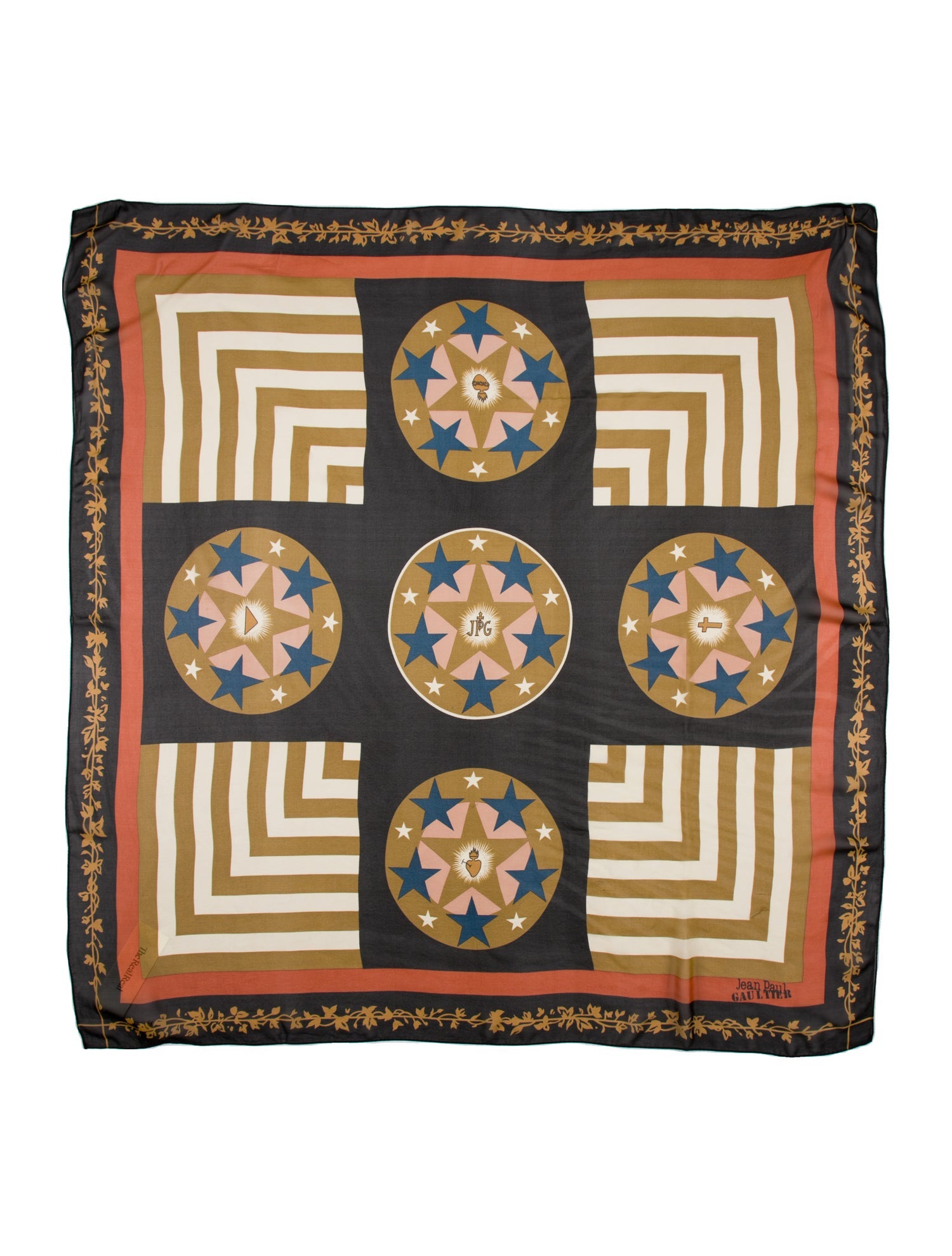 Jean Paul Gaultier Silk Vintage Scarf