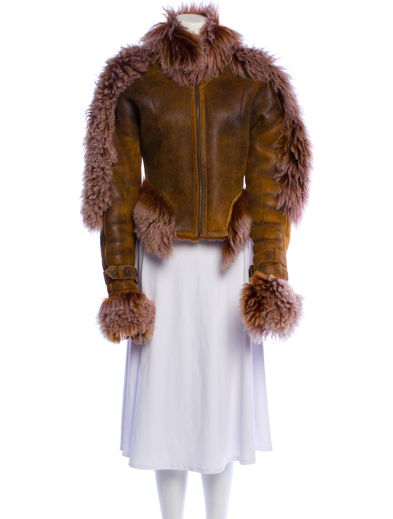 Jean Paul Gaultier x KNWLS 2023 Shearling Fur Jacket