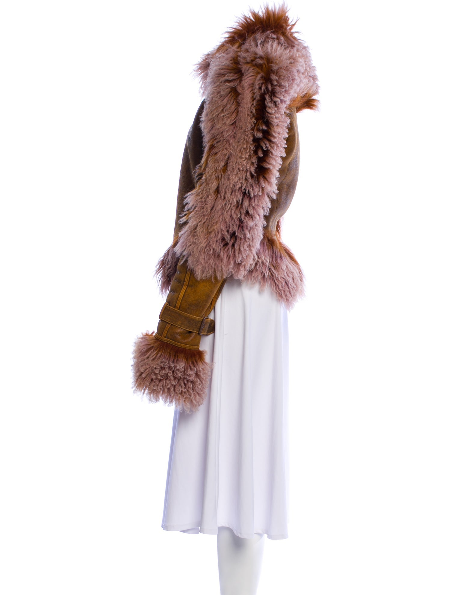 Jean Paul Gaultier x KNWLS 2023 Shearling Fur Jacket