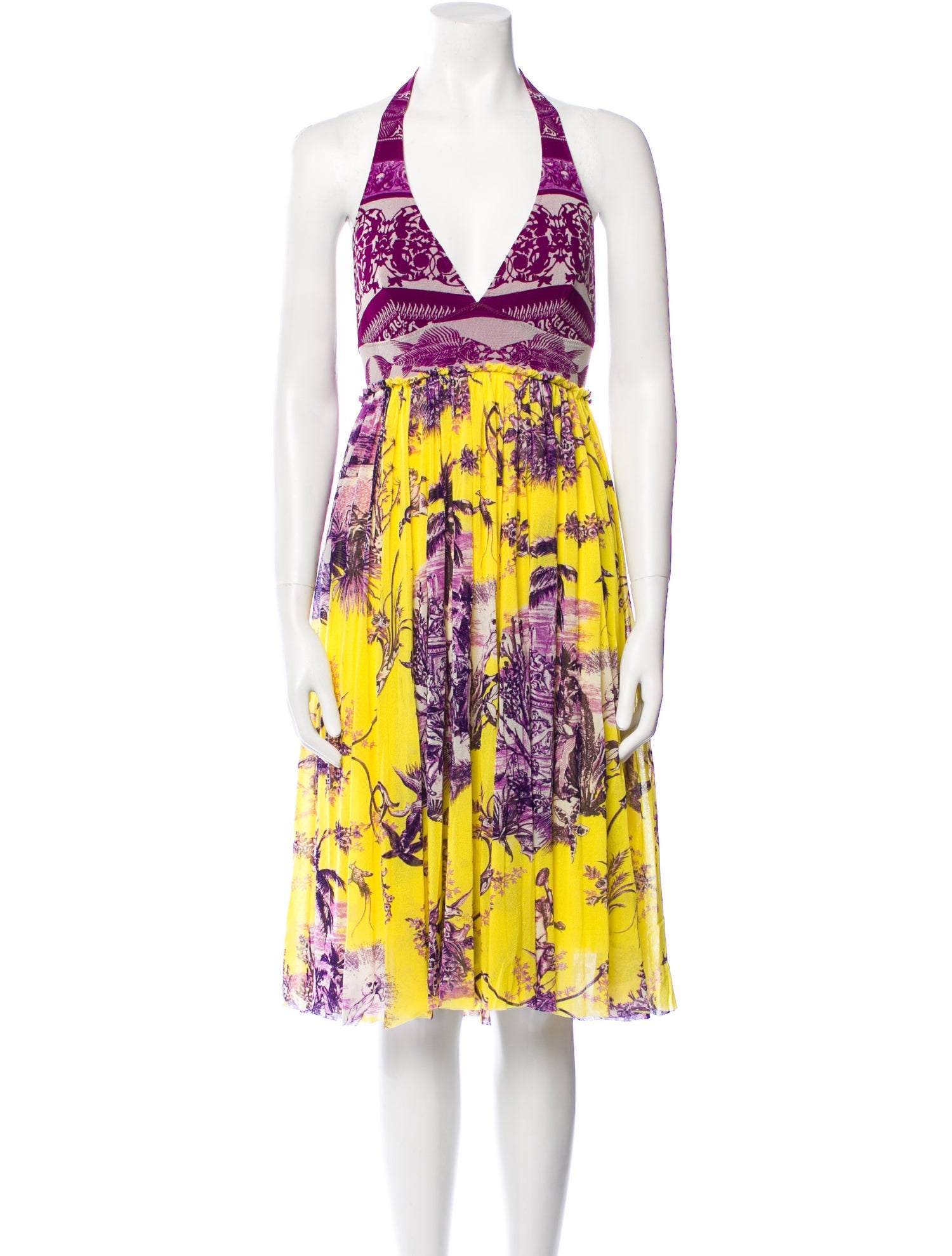 Jean Paul Gaultier Nylon Midi Length Dress