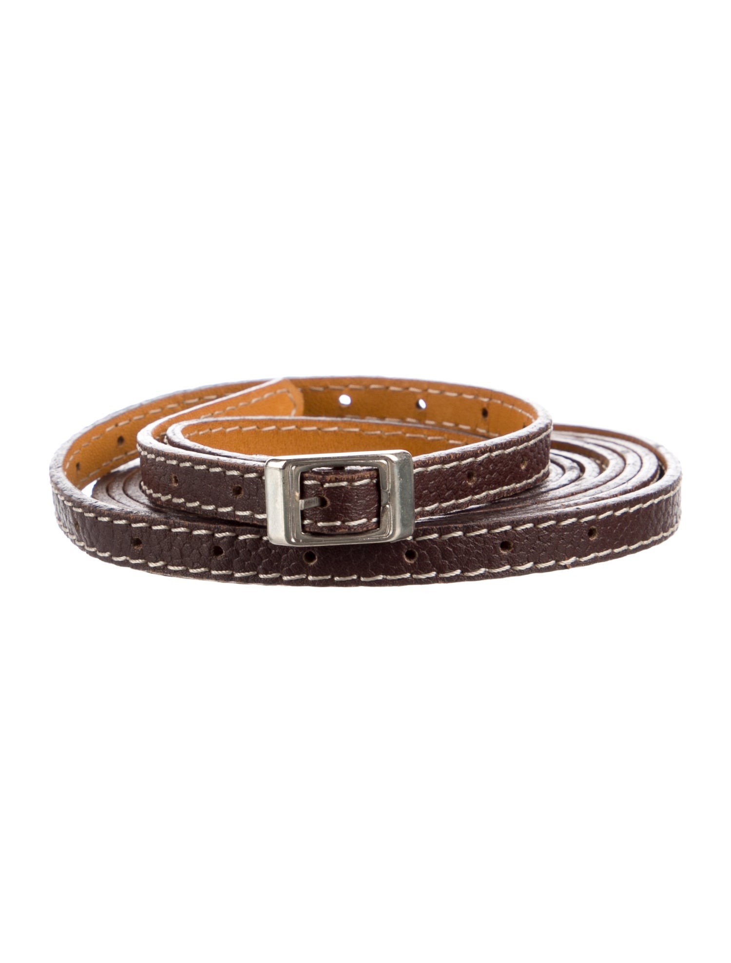 Jean Paul Gaultier Skinny Leather Belt