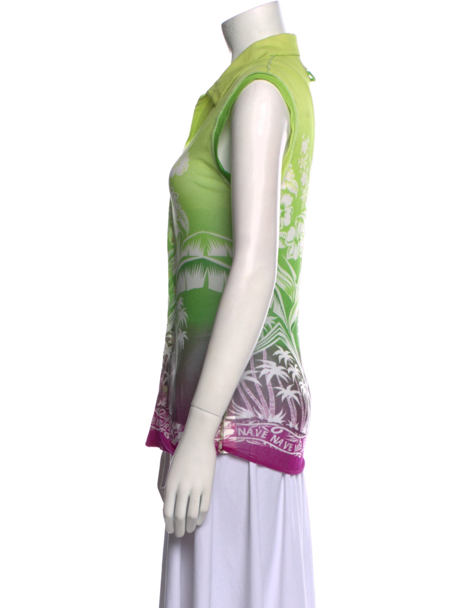 Jean Paul Gaultier Vintage 1990's Button-Up Top