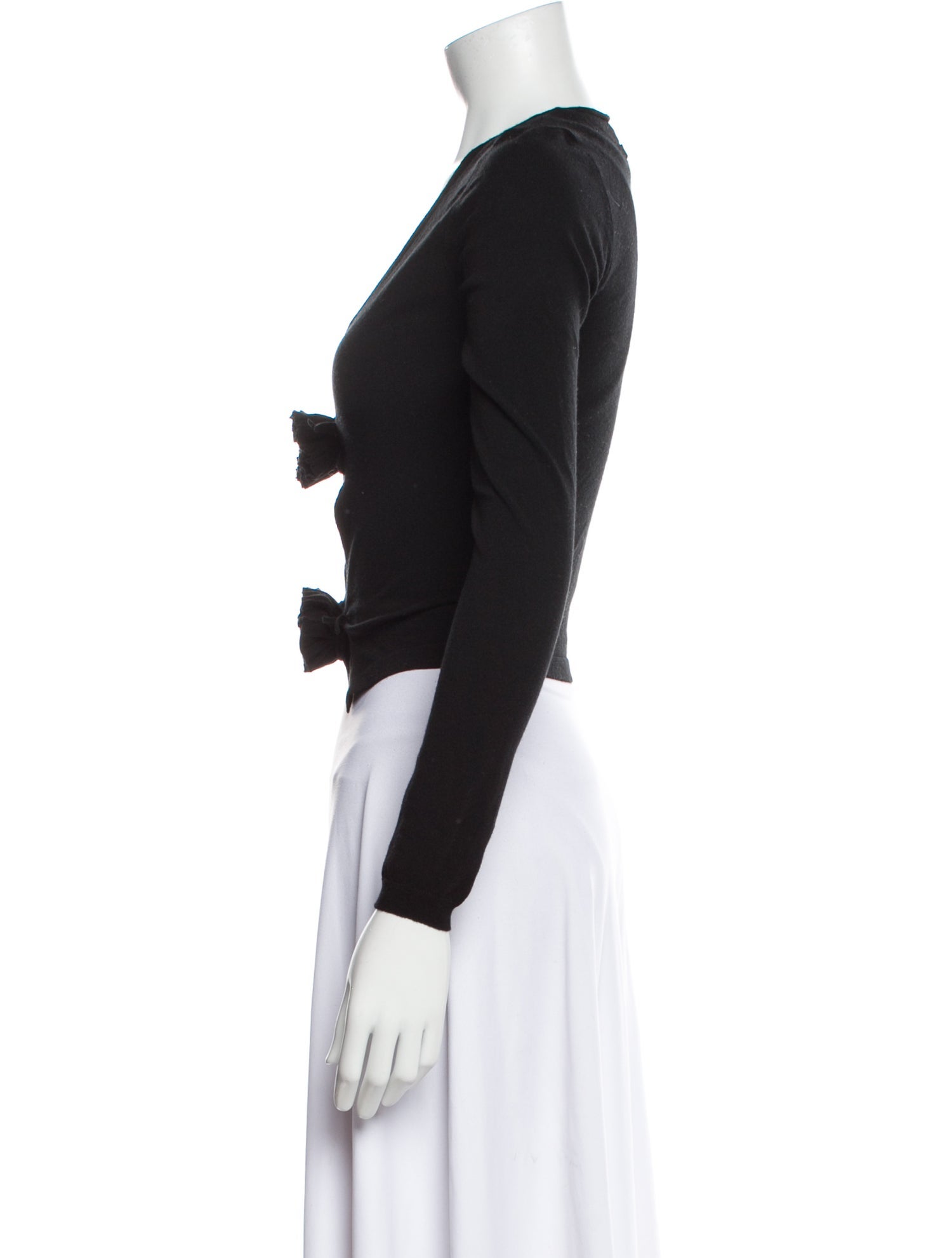 Jean Paul Gaultier Virgin Wool V-Neck Sweater