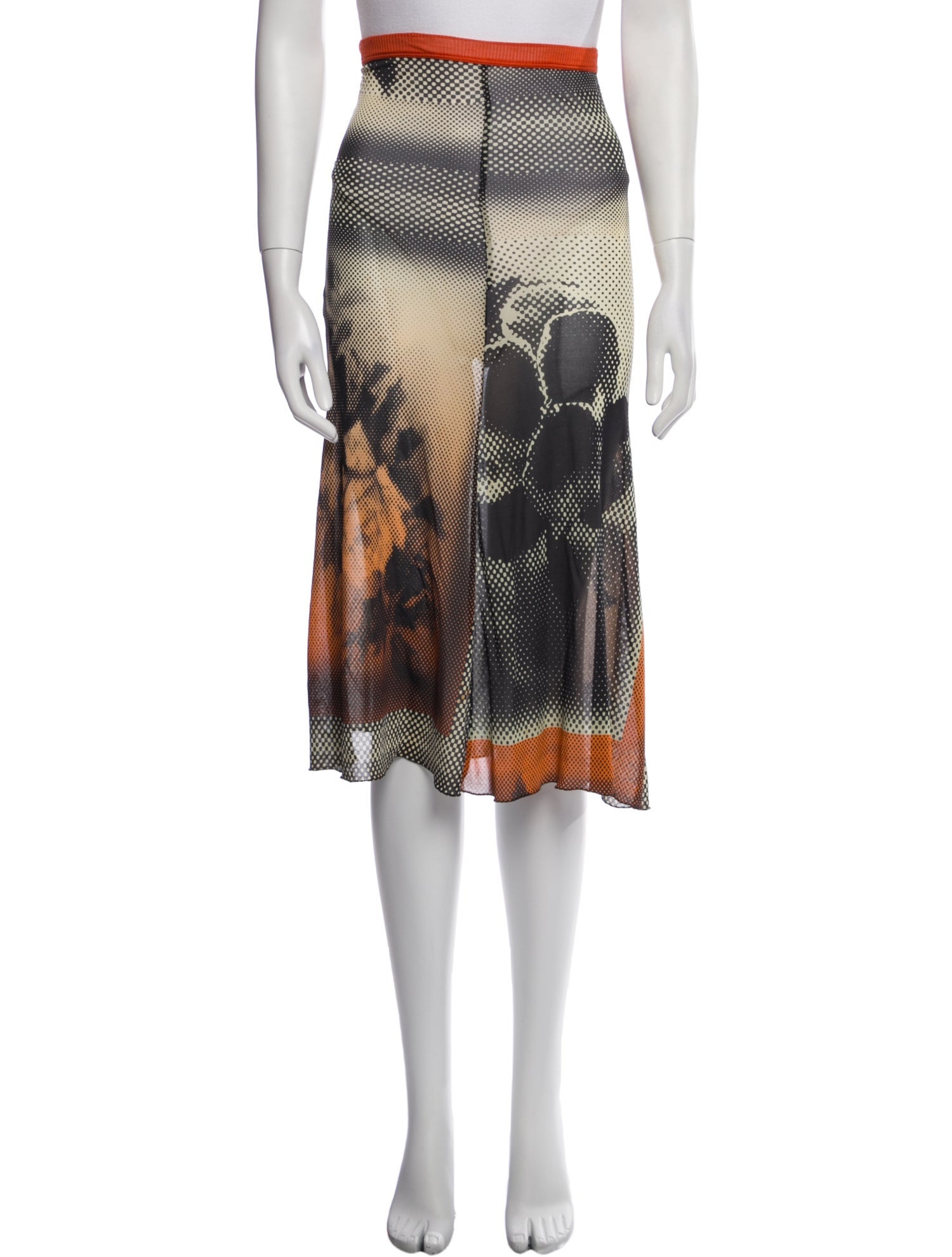 Jean Paul Gaultier Vintage Midi Length Skirt