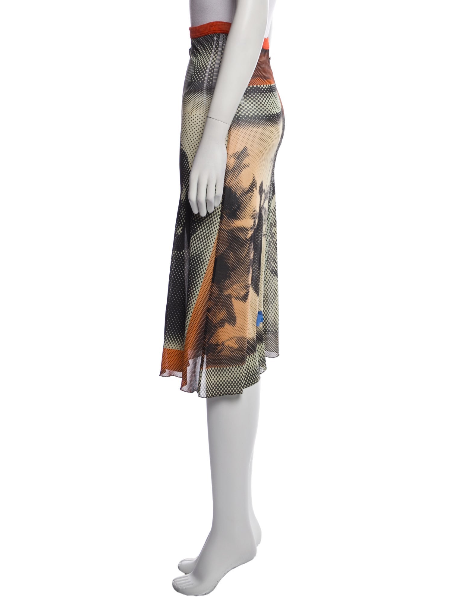 Jean Paul Gaultier Vintage Midi Length Skirt