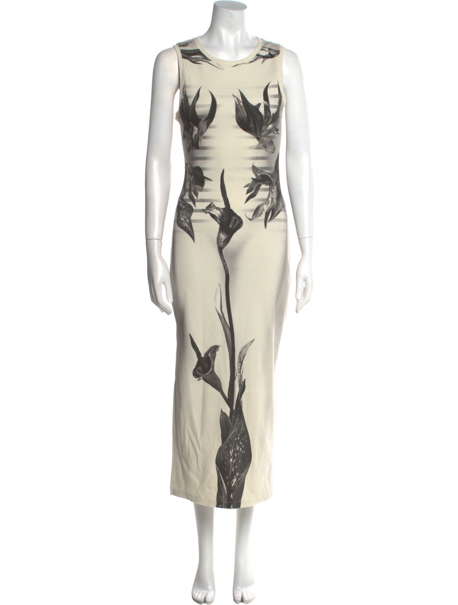 Jean Paul Gaultier Printed Long Dress w/ Tags