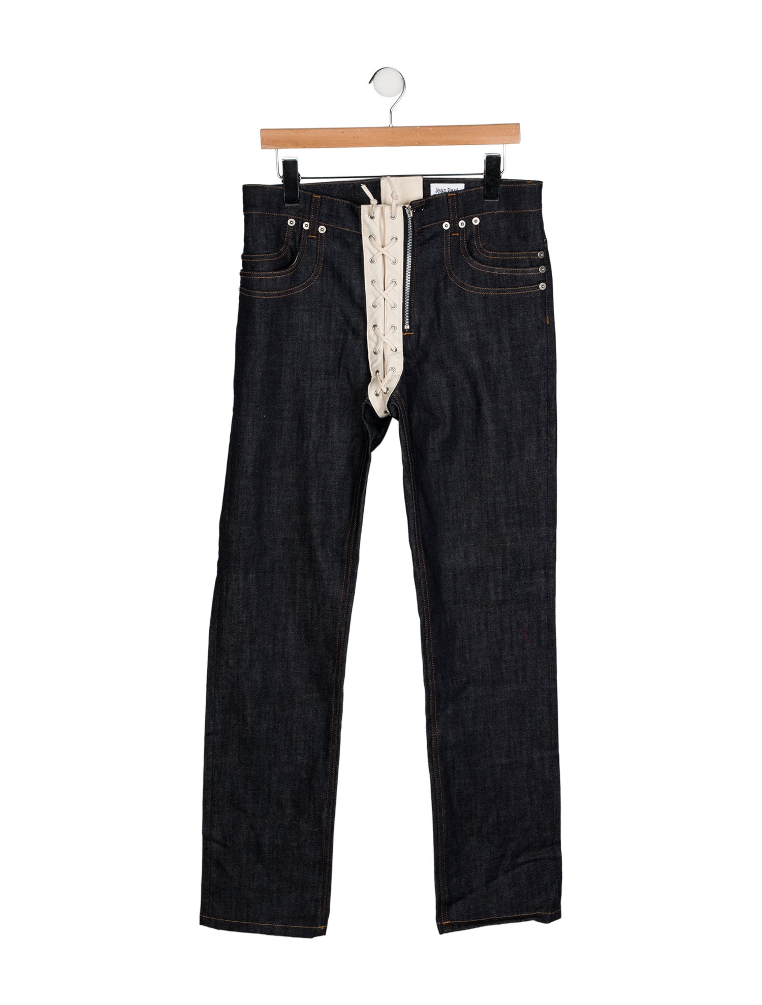 Jean Paul Gaultier Mid-Rise Straight Leg Jeans w/ Tags