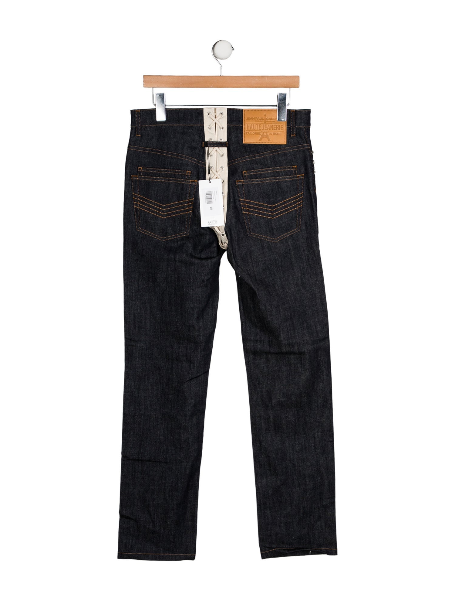 Jean Paul Gaultier Mid-Rise Straight Leg Jeans w/ Tags
