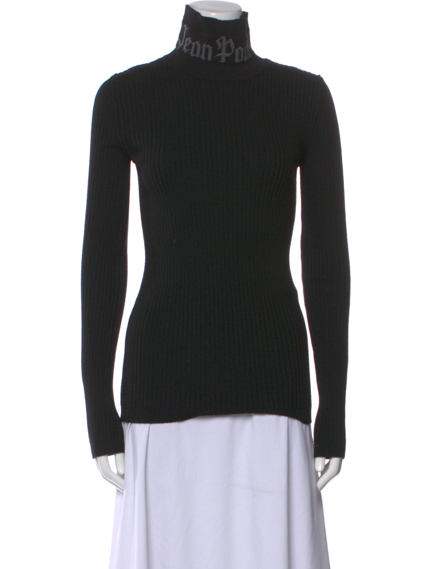 Jean Paul Gaultier Merino Wool Turtleneck Top w/ Tags