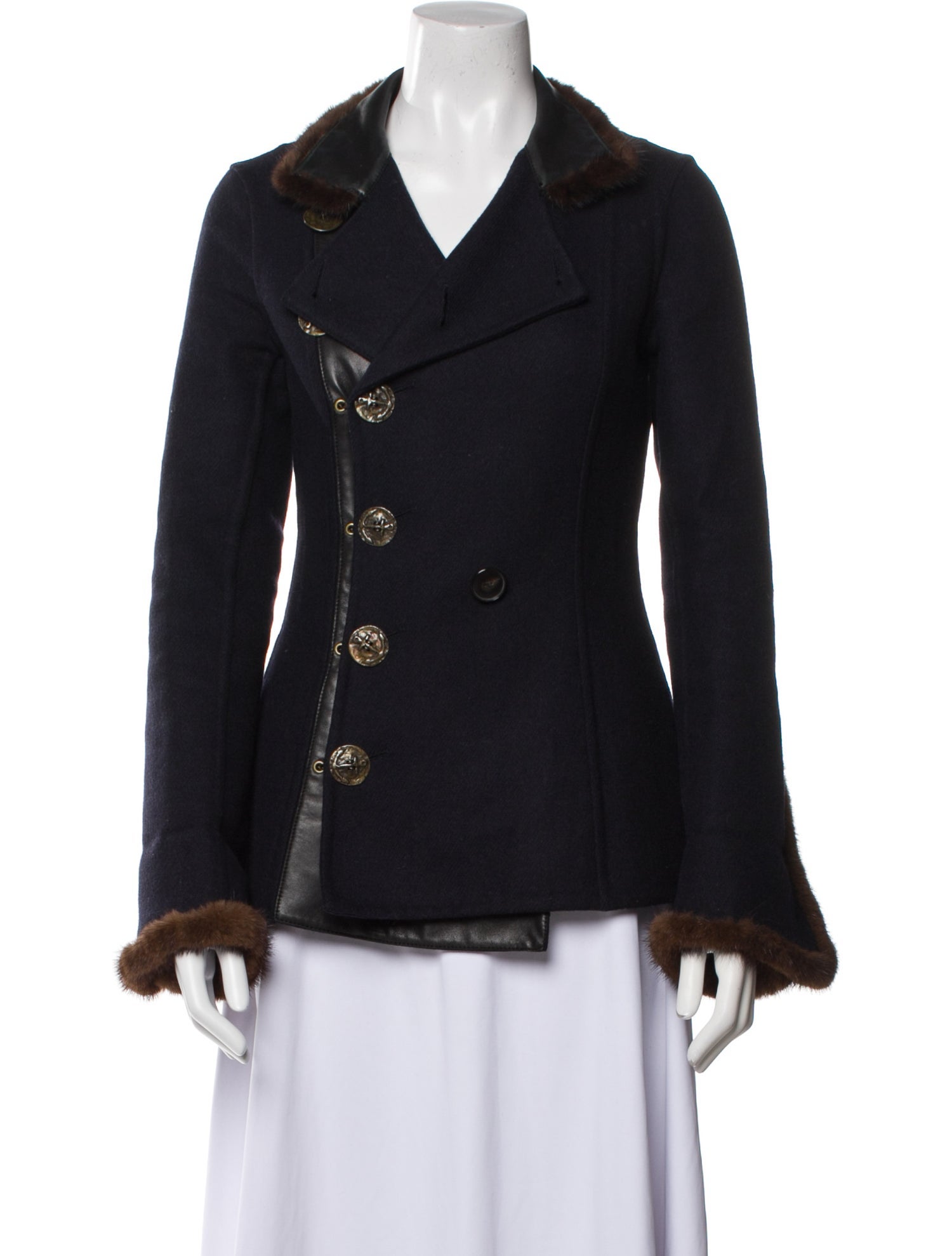 Jean Paul Gaultier Vintage 2000s Virgin Wool Peacoat