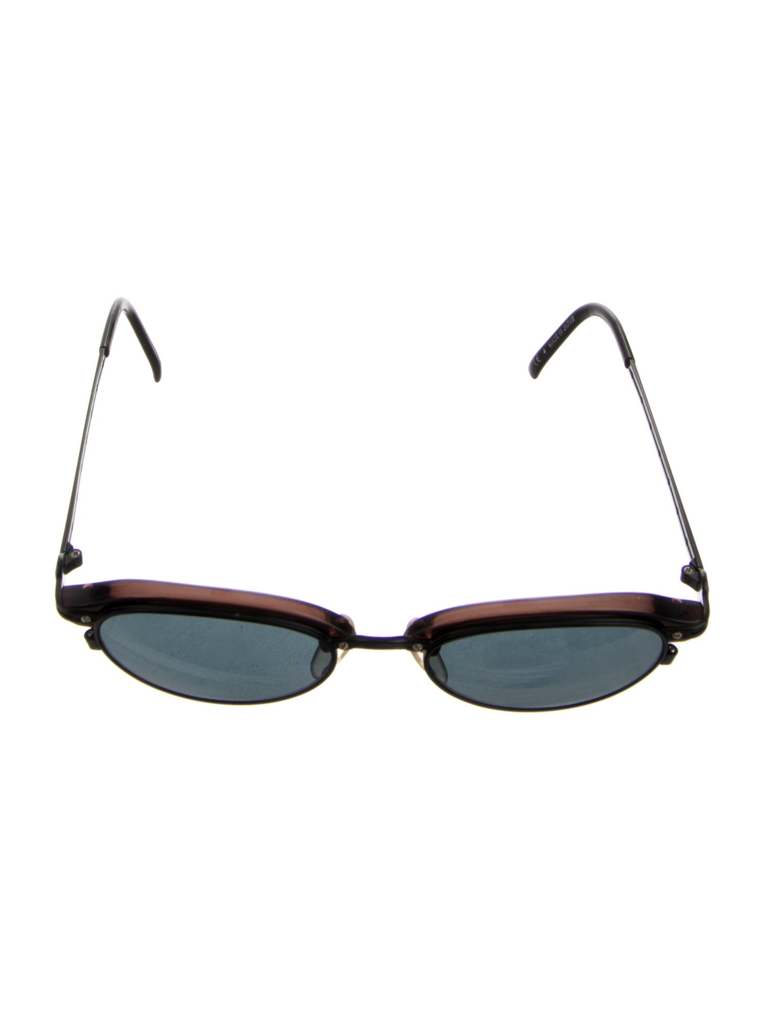 Jean Paul Gaultier Round Mirrored Sunglasses