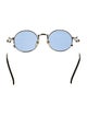Jean Paul Gaultier Round Tinted Sunglasses
