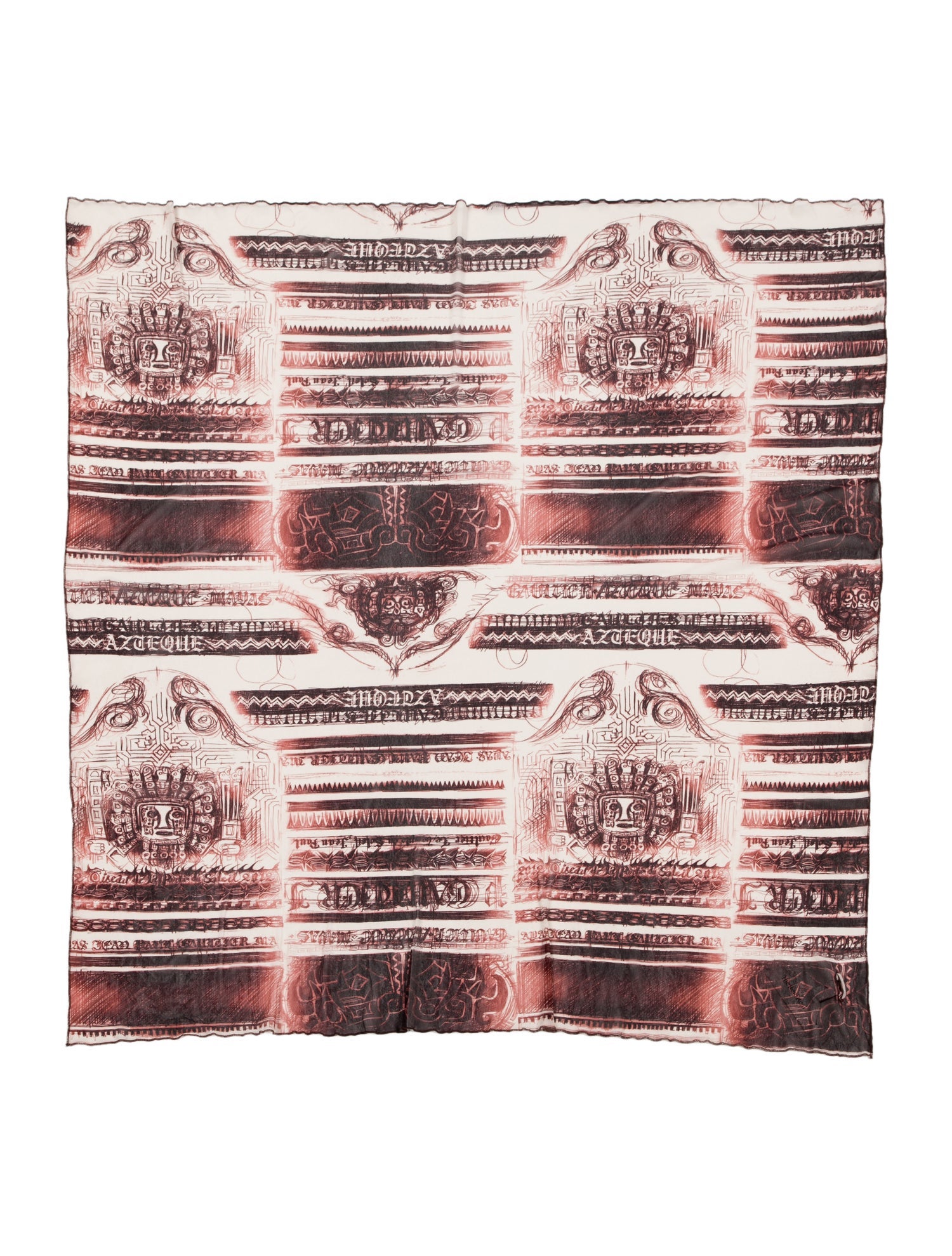 Jean Paul Gaultier Printed Scarf
