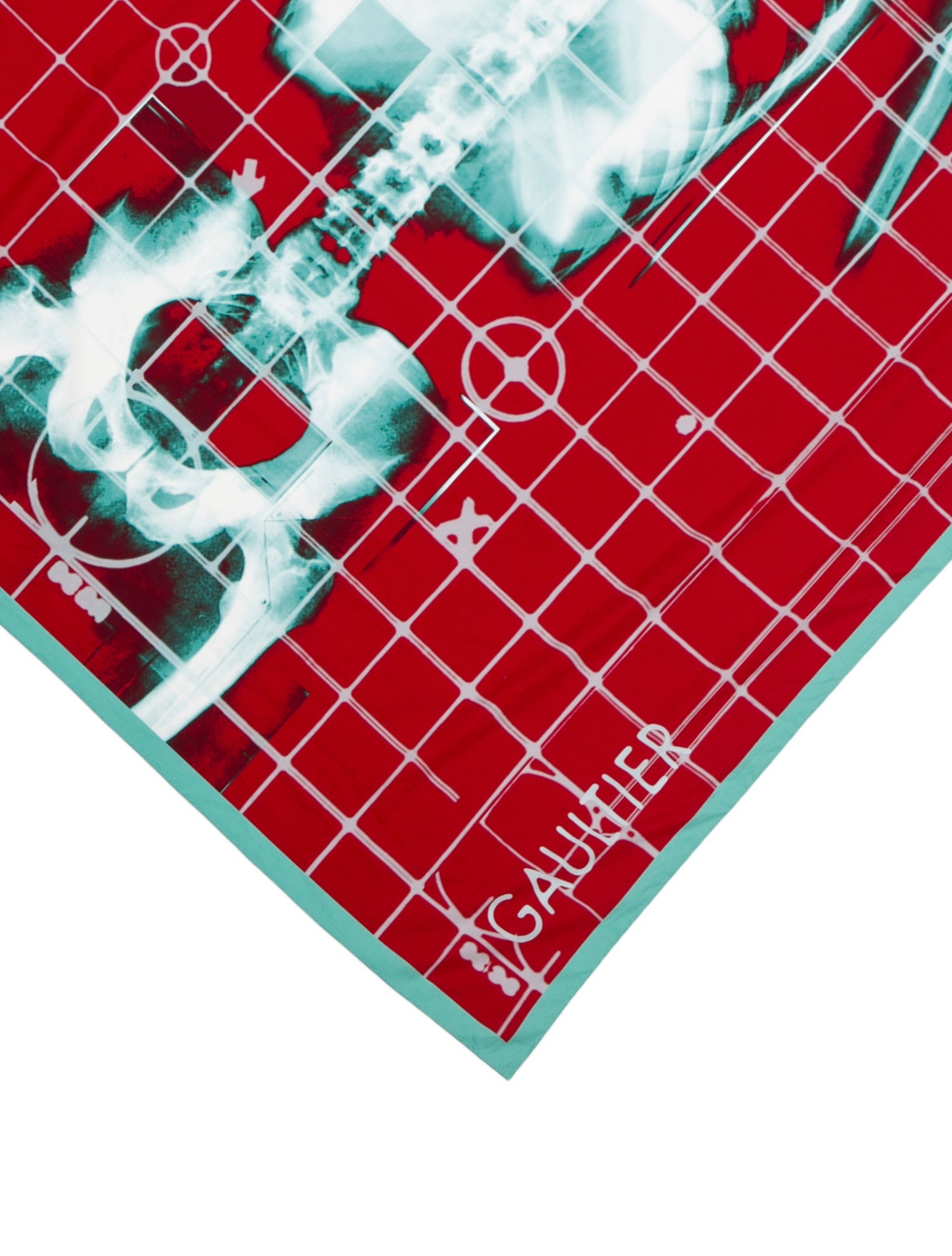 Jean Paul Gaultier Le Mors "A La Conétable" Printed Scarf w/ Tags