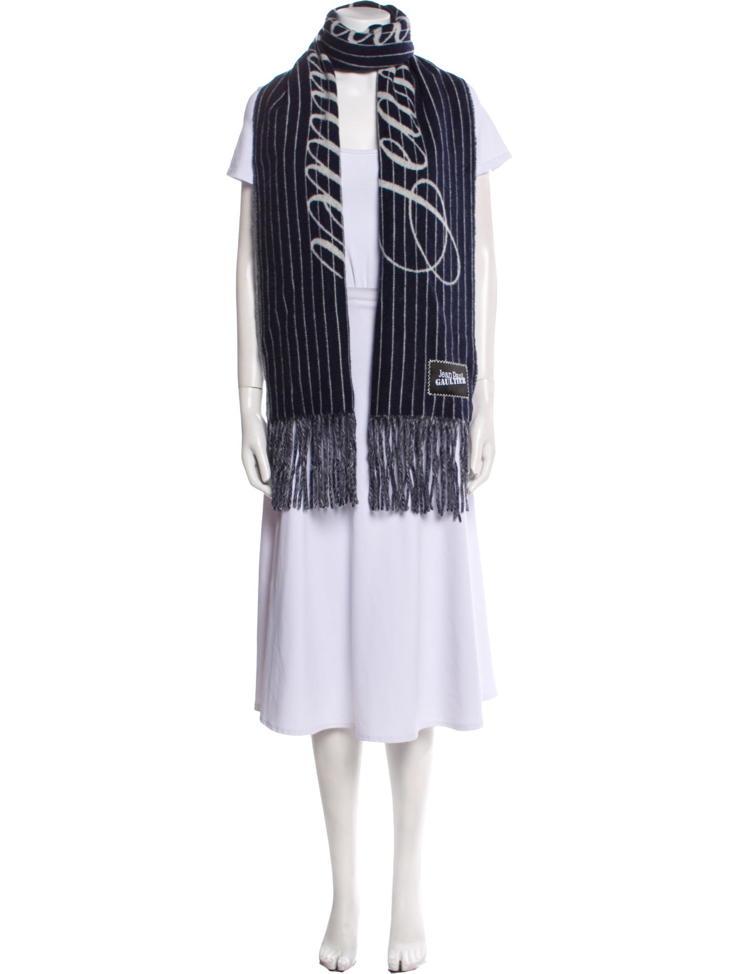 Jean Paul Gaultier Printed Scarf w/ Tags